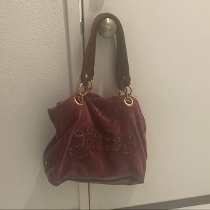 Juicy couture velvet tote